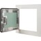 Linhdor ALUMINUM EXTERIOR RATED INSULATED  ACCESS PANEL W/ KEYED CYLINDER & NEOPRENE GASKET LOCK 12X12 LW5001212 - alternate 1